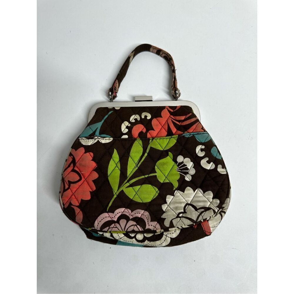 Vera Bradley Mini Frame  Kisslock Purse in Lola Print See Description